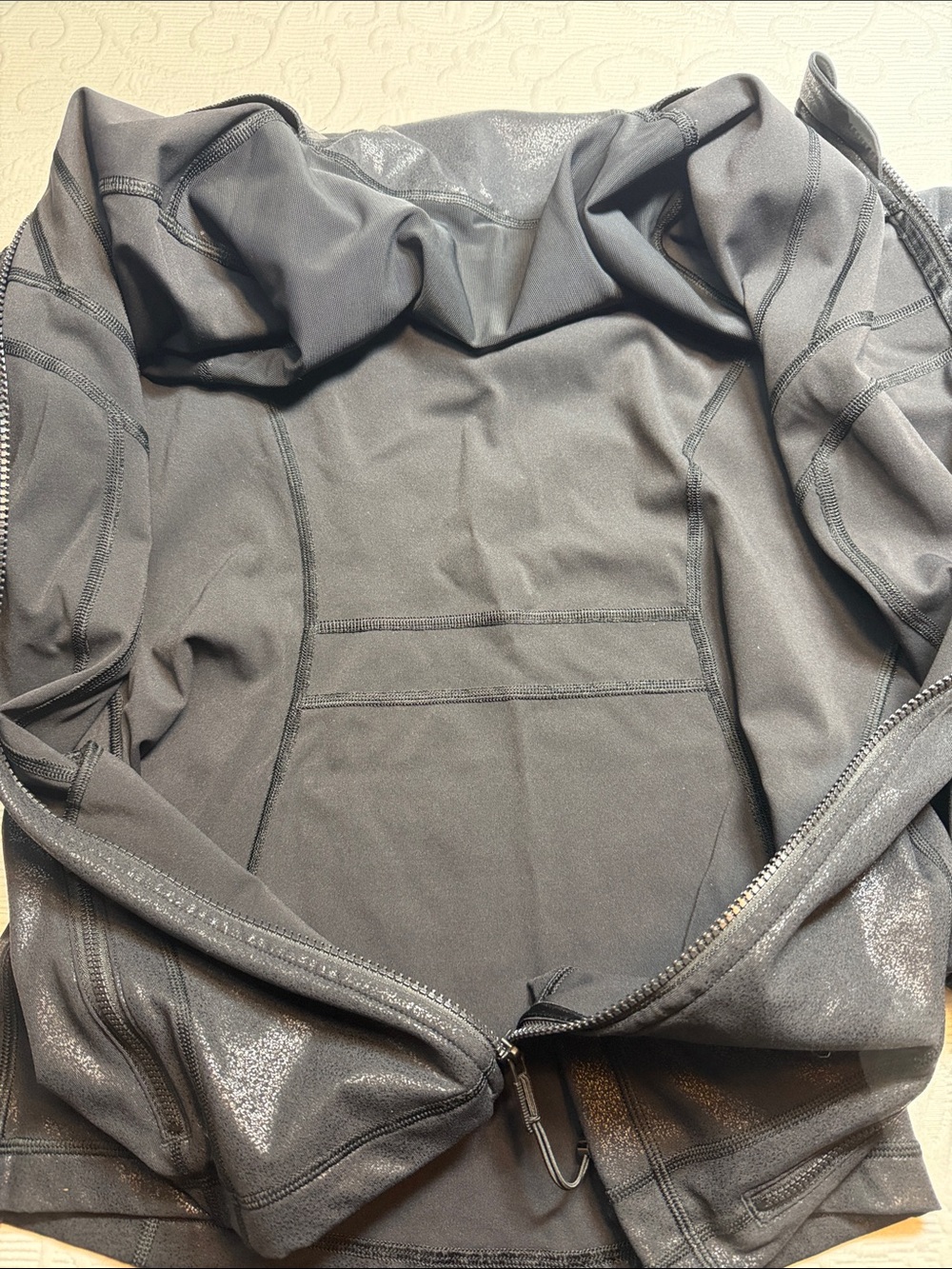 lululemon Define shine Matte Shimmer. Foil. On the Move.  Full-Zip  Jacket. 12 - Picture 10 of 14
